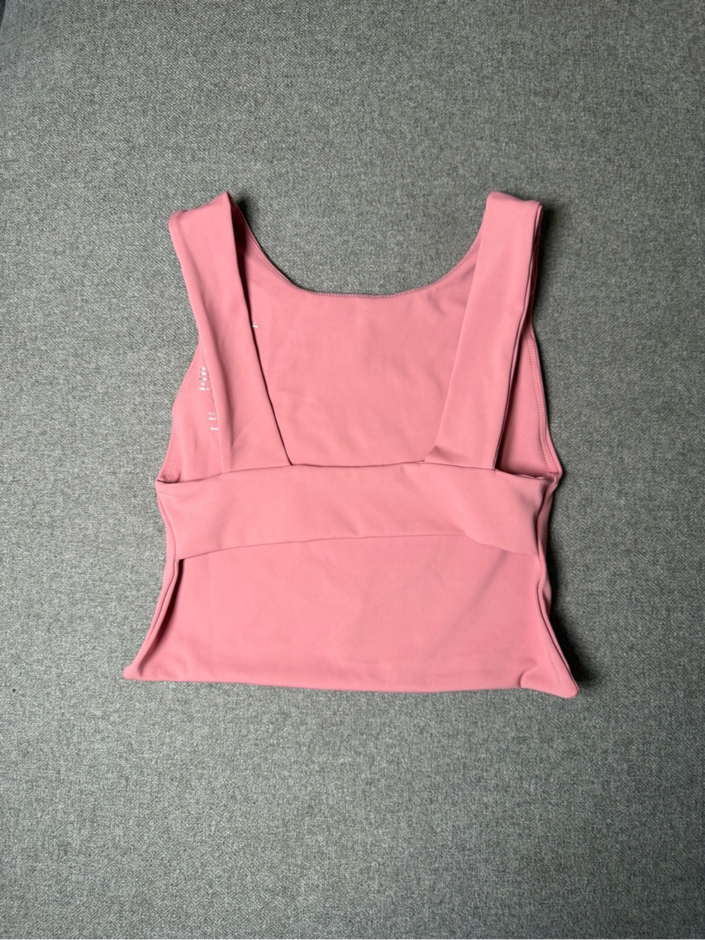 Free People Movement Pink Square Neck Crop Tank Size Extra Small